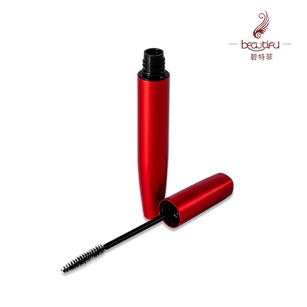PM15005 Red color Slim 5ml mascara tube with special shape Beautiful